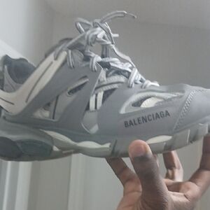 Balenciaga Men's Gray Athletic Shoes